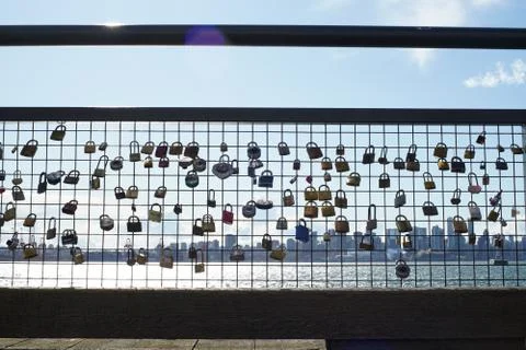 Lover's locks Stock Photos