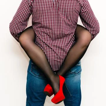 Lovers man and woman Stock Photos