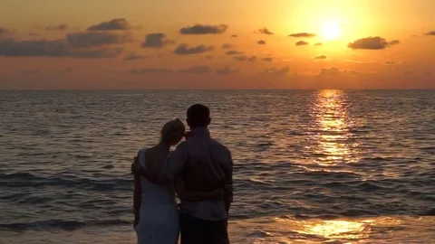 Lovers of the sea Stock Footage 71592015