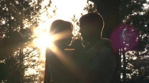 Lovers in the sunshine Stock Footage 37557341
