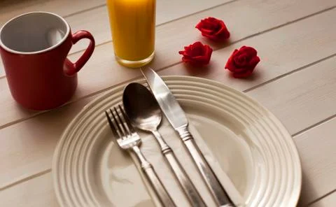 Lovers' Table Stock Photos