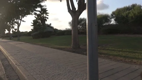 Lovers travel Kick scooter Stock Footage 81237370