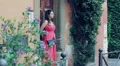 lovers - a young woman waiting for a young man for an appointment HD Footage