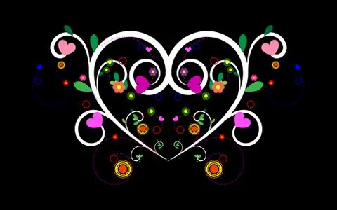 Love's grow, vector Illustrazione stock