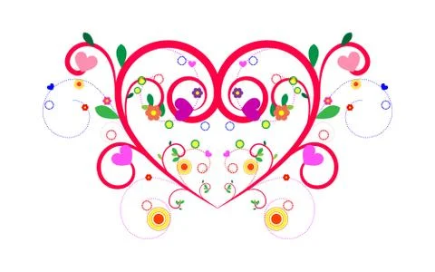 Love's grow, vector Stock Illustration