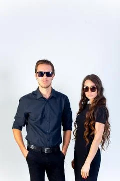 Lovestory in a studio Stock Photos