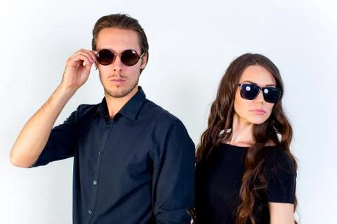 Lovestory in a studio Stock Photos