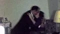 LOVING COUPLE BIG KISS 1960s (Vintage 8mm Retro Home Movie Footage) 5358 HD Footage