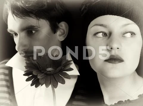Loving couple Stock Photos