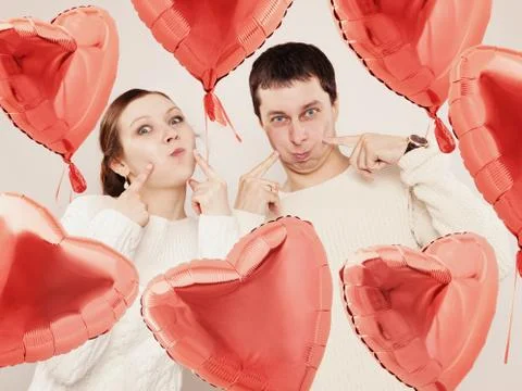 Loving couple Stock Photos