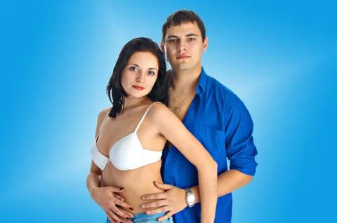 Loving couple Stock Photos