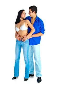 Loving couple Stock Photos