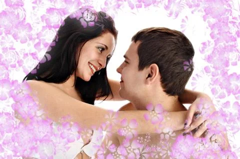 Loving couple Stock Photos