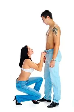 Loving couple Stock Photos