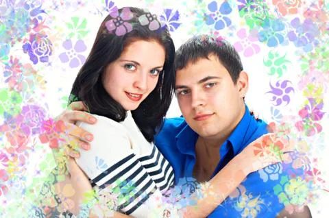Loving couple Stock Photos
