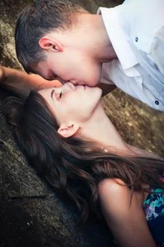 Loving couple Stock Photos