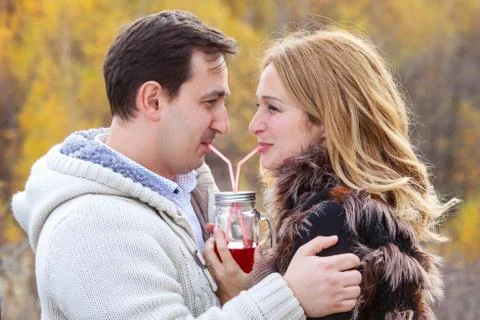 Loving couple Stock Photos