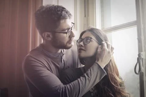 Loving couple Stock Photos