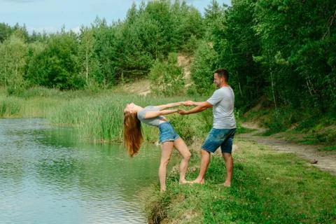 Loving couple Stock Photos