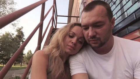 A loving couple spend time together Stock Footage 78534405