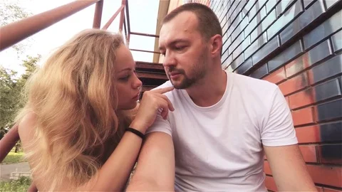 A loving couple spend time together Stock Footage 78534479