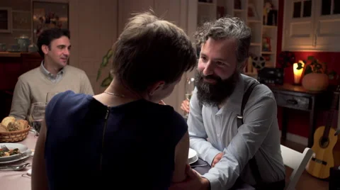 Loving couple talking intimately Stock Footage 46472181