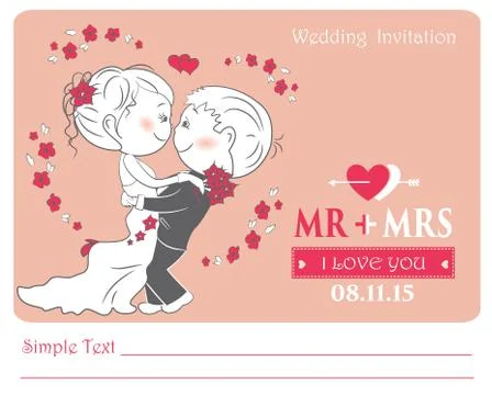 Loving couple , vector illustration. Stock Illustration