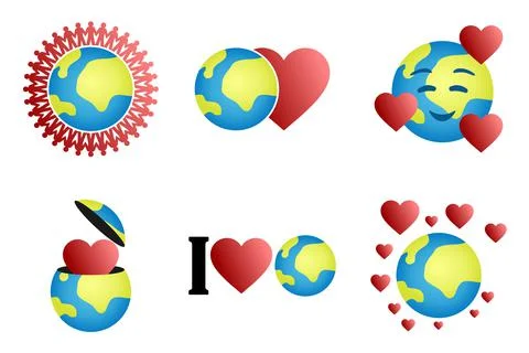 Loving the earth Stock Illustration