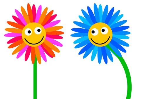 Loving flowers Illustrazione stock