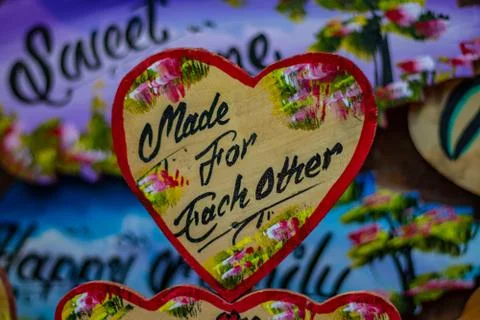 Loving message written with hand as a memory 스톡 사진
