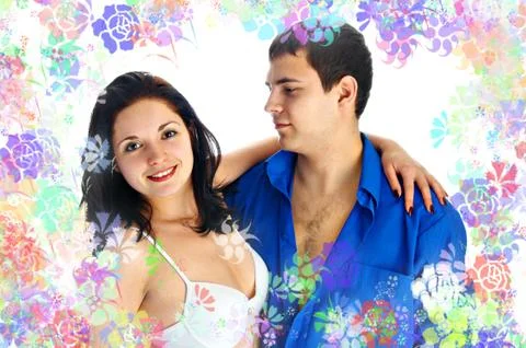 Loving pair Stock Photos