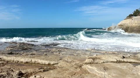 Loving the sea Stock Footage 20644440