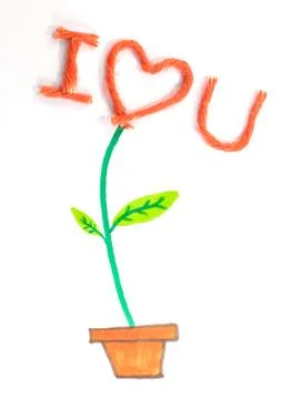 Loving tree Stock Illustration