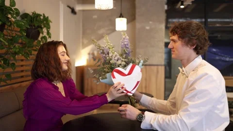 Loving valentines couple sharing a tender moment Video stock 328034982