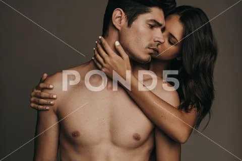 Loving young couple Stock Photos