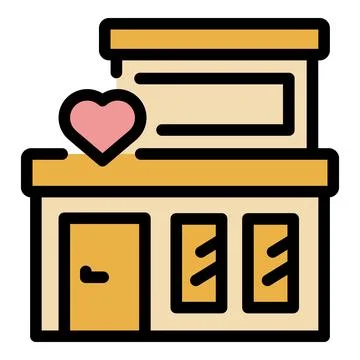 Loving your home, a symbol of affection and security in real estate Stock Illustration