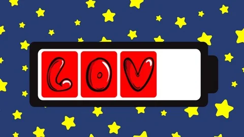 Lovу charging in the sky Stock Footage 112279767