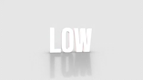 Low 3D Text spinning on an orange background. Looped video.4K 動画素材 276679818