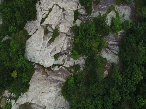Low Aerial Over Mountain Landscape - 01 Stock Footage 79787204