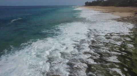 Low and fast over the beach Video stock 47286742