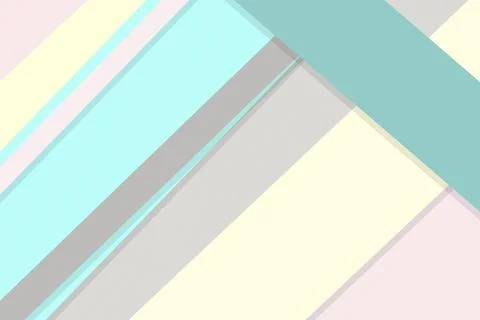 Low-angle abstract architecture with overlapping pastel panels and window b.. Stock Illustration