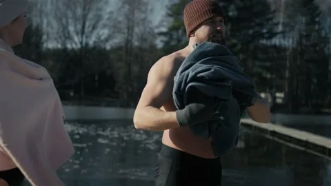 Low angle and rear view of unrecognizable man jogging Stock Footage 219024795