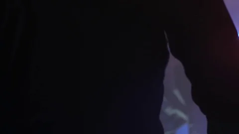 Low angle backview of a bandmember at a live concert 動画素材 82283784