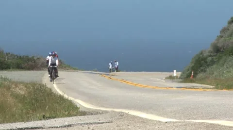 Low angle bicycles 動画素材 1078066