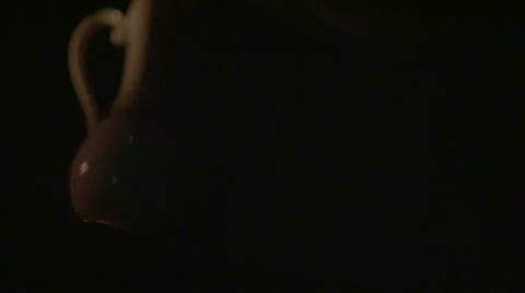 Low angle, bottle rocket launching at night, slow motion Stock Footage 61941022