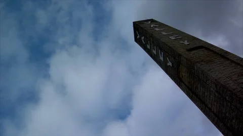 Low angle of building and sky Vídeos de archivo 105612927