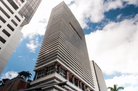 Low angle building time-lapse Stock-Footage 81367683