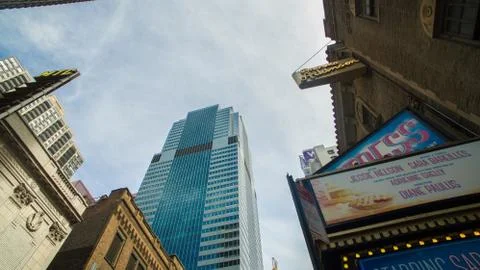 Low Angle City View Stock Photos