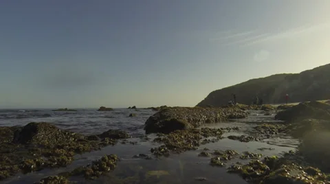 Low angle close up of beach Vídeo Stock 37996312