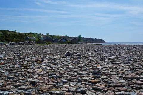 Low angle coast Stock Photos